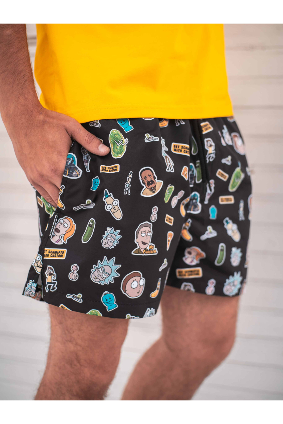 Шорти купальні Rick and Morty Custom Wear