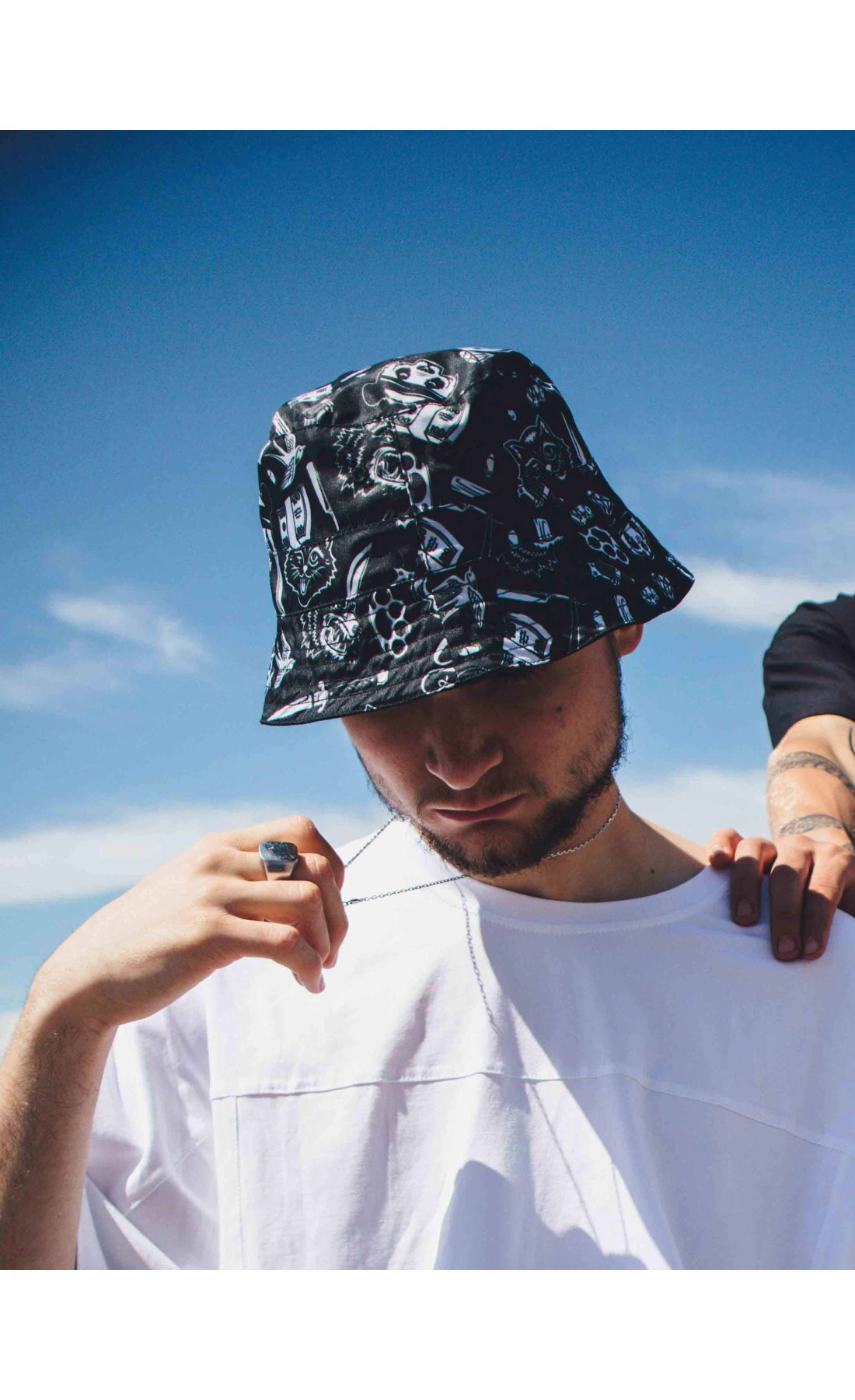 Панама Custom Wear двостороння Trash чорна
