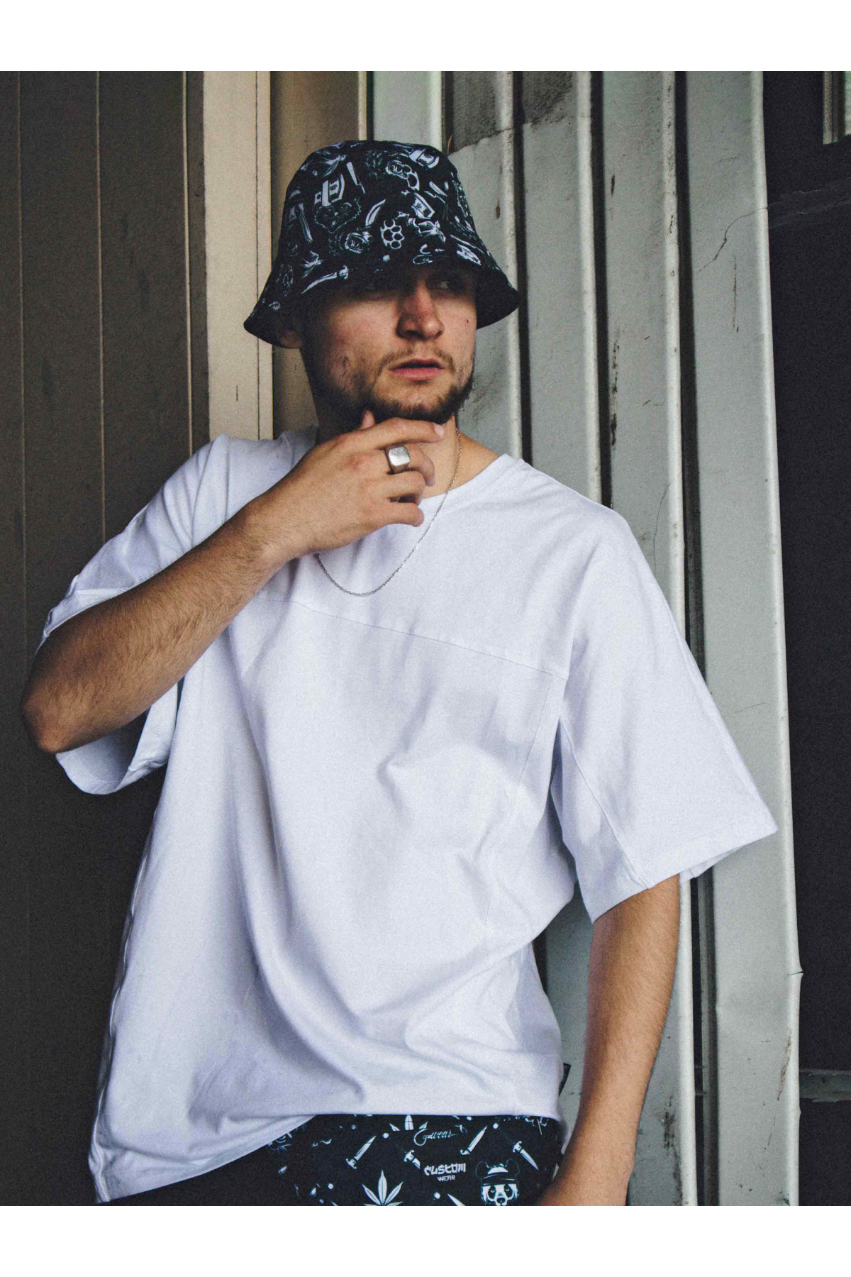 Панама Custom Wear двостороння Trash чорна
