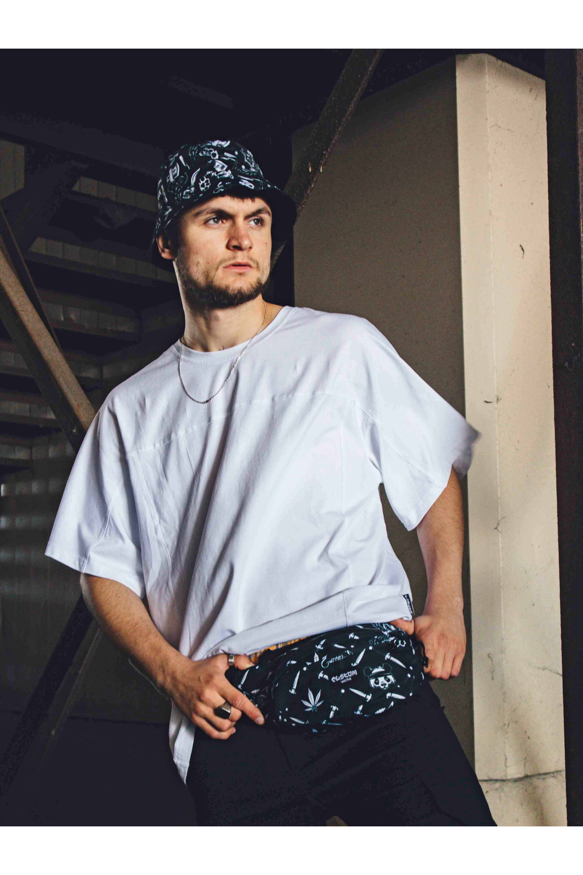 Панама Custom Wear двостороння Trash чорна