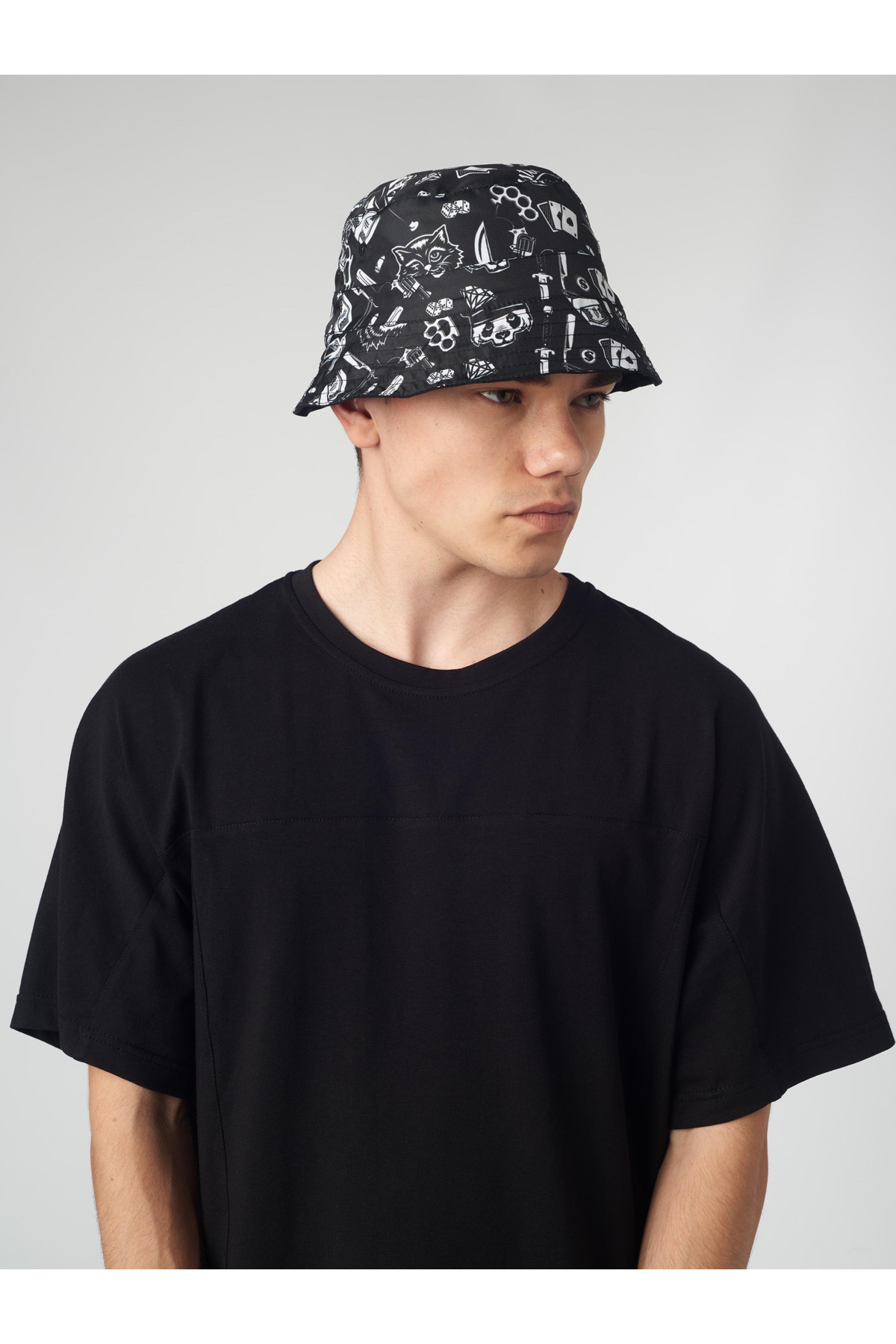 Панама Custom Wear двостороння Trash чорна