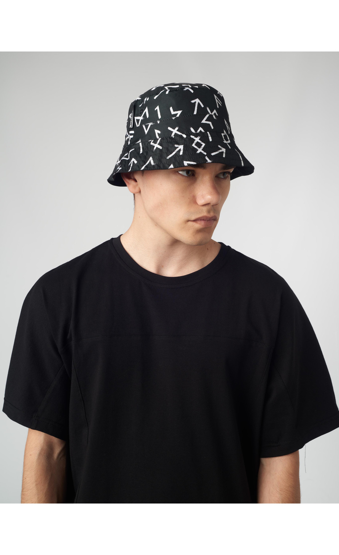Панама Custom Wear двостороння Rune чорна