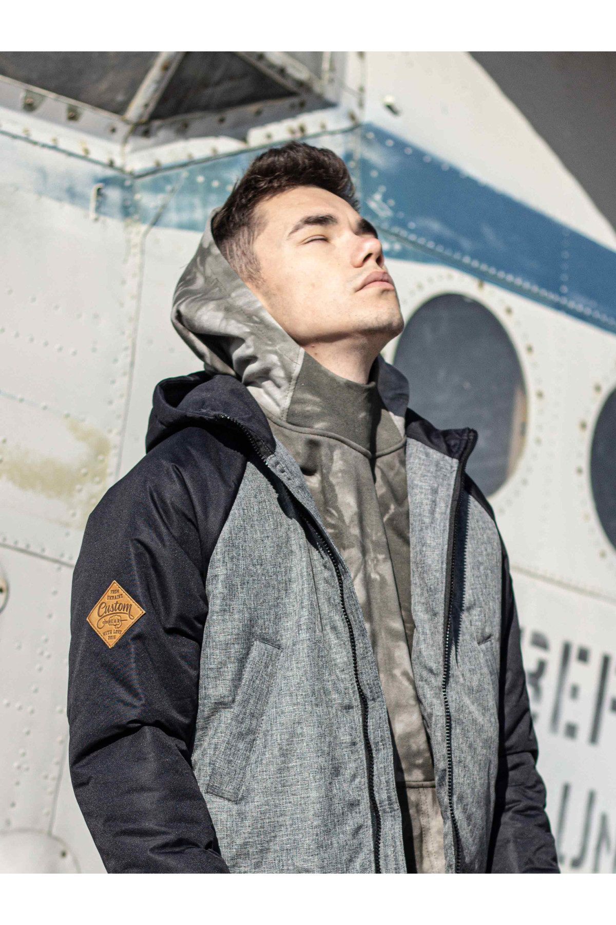 Худі спортивне Тай Дай бежеве Custom Wear