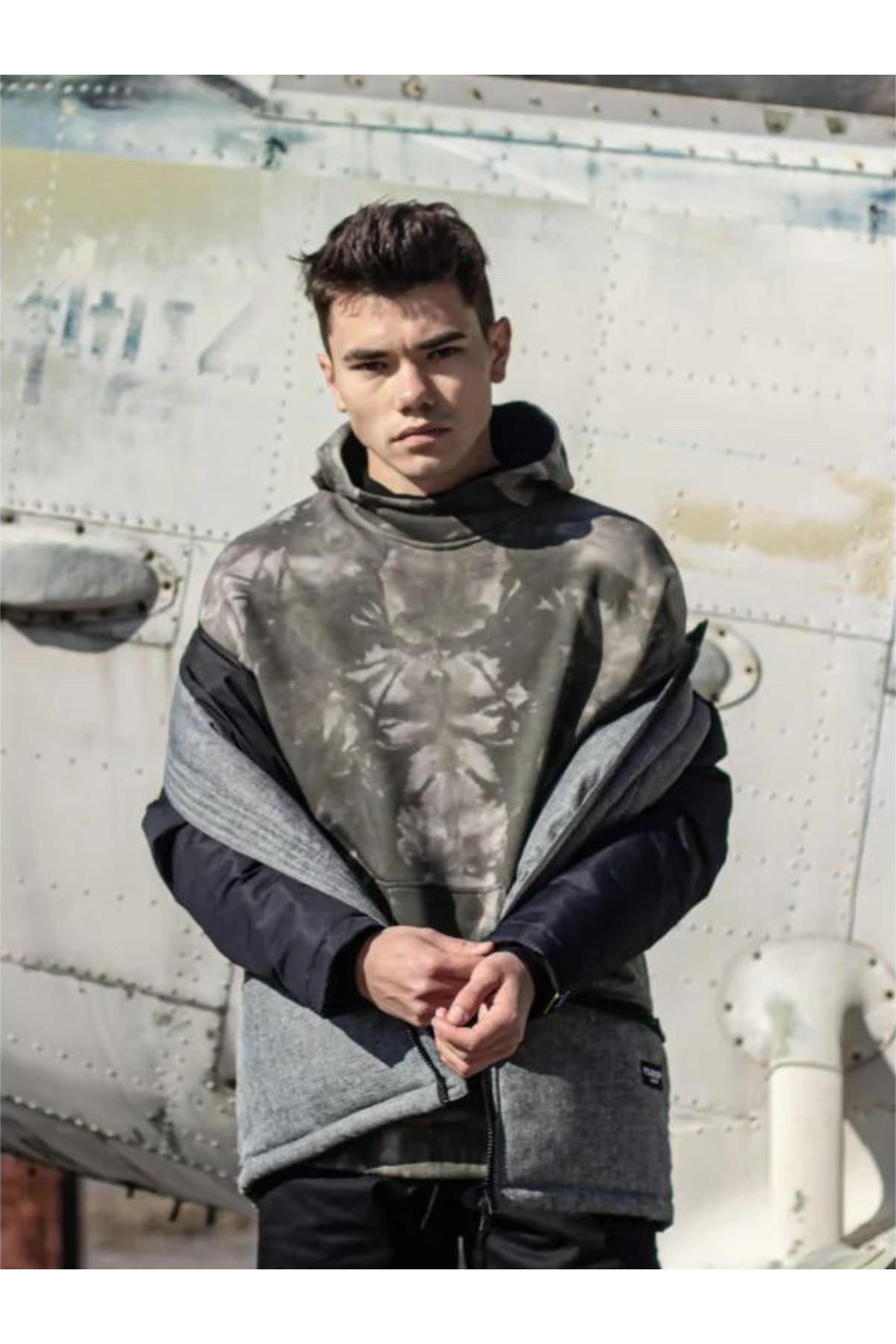 Худі спортивне Тай Дай бежеве Custom Wear
