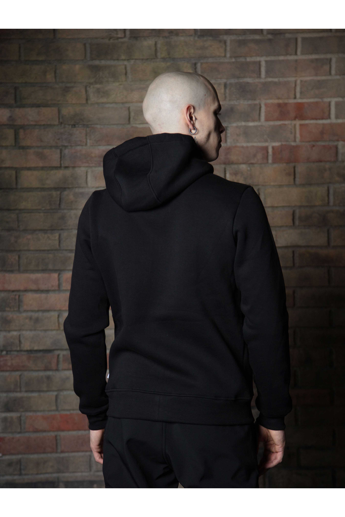 Зіпер Custom Wear з начосом чорний