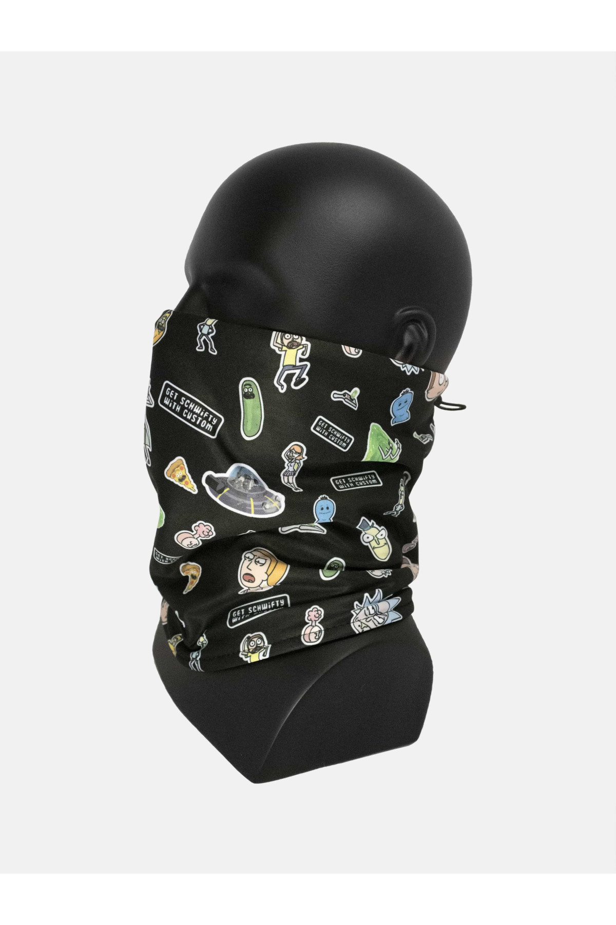 Баф Custom Wear Rick and Morty Black