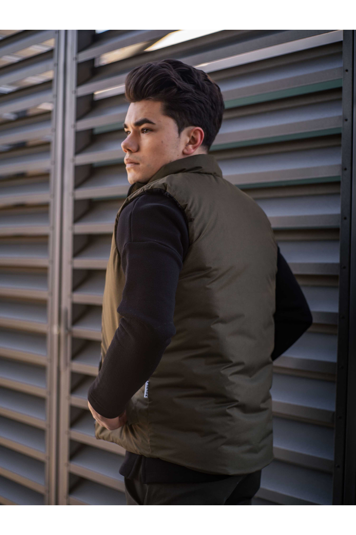 Жилетка двостороння Custom Wear Vest чорна, хакі
