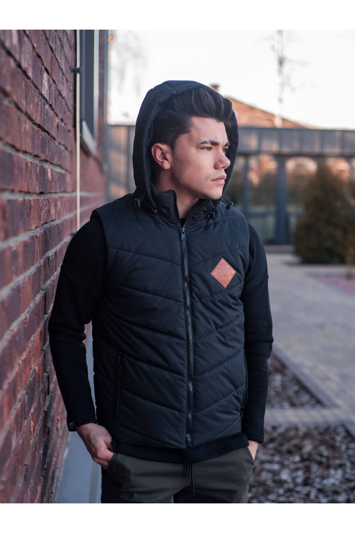 Жилетка двостороння Custom Wear Vest чорна, хакі