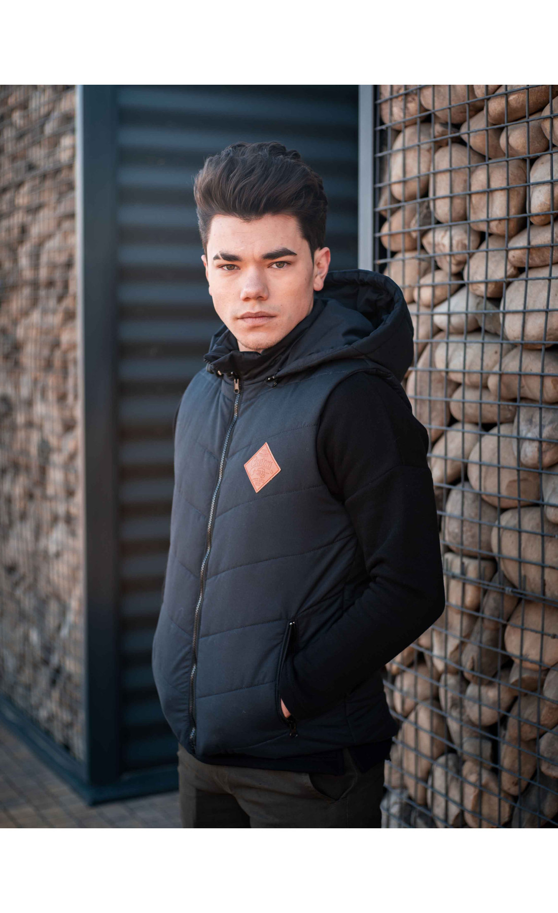 Жилетка двостороння Custom Wear Vest чорна