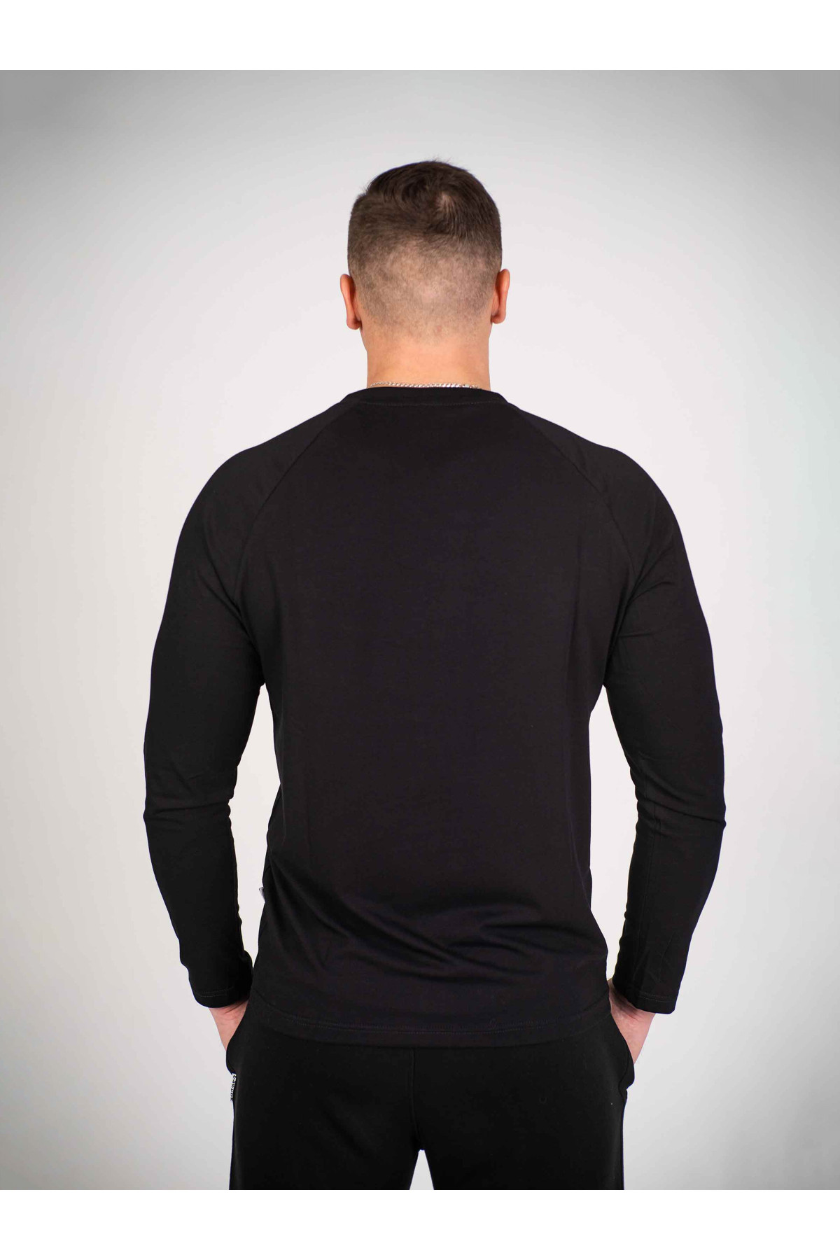 Футболка Лонгслів Custom Wear чорна