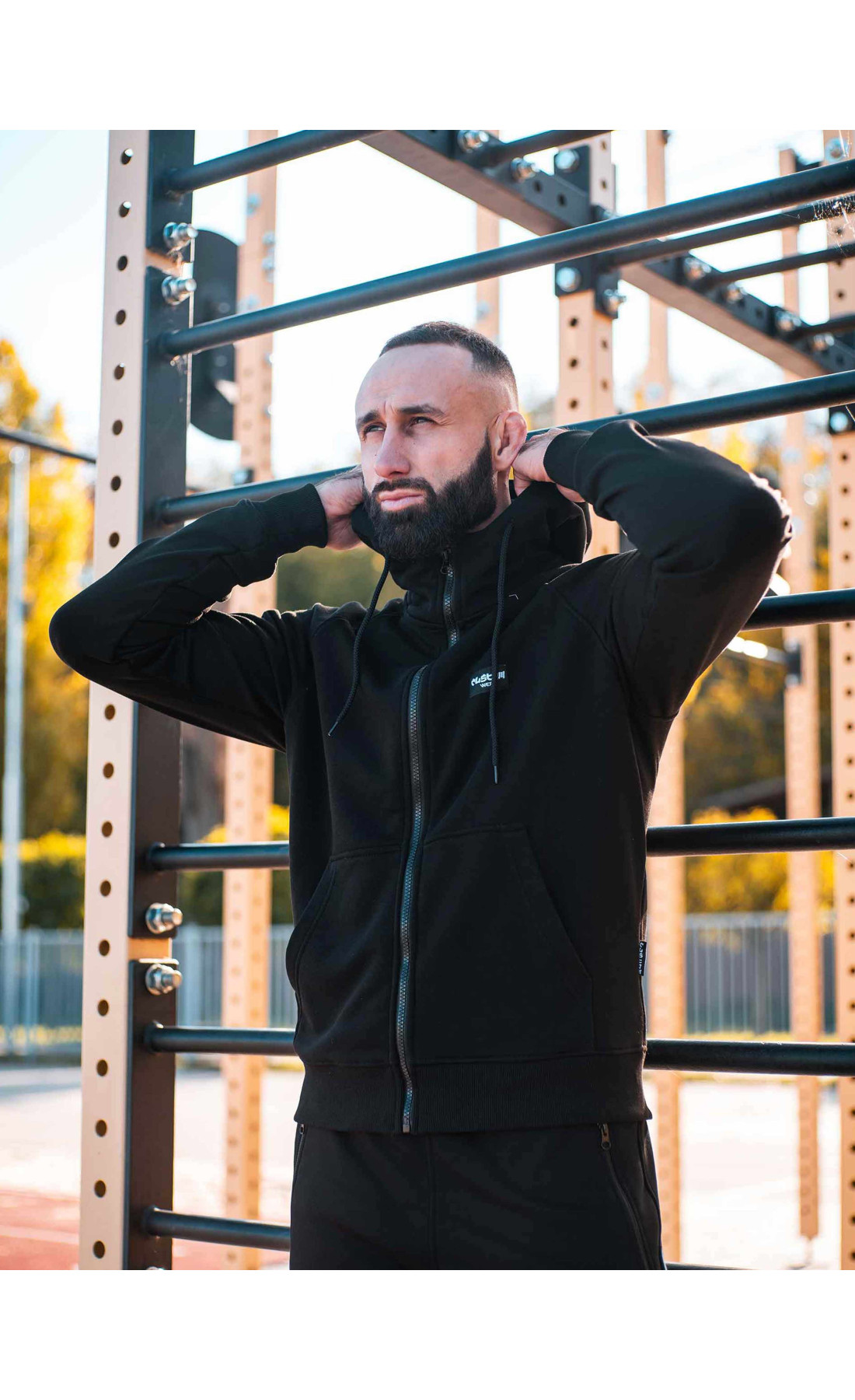 Зіпер Custom Wear без начосу чорний