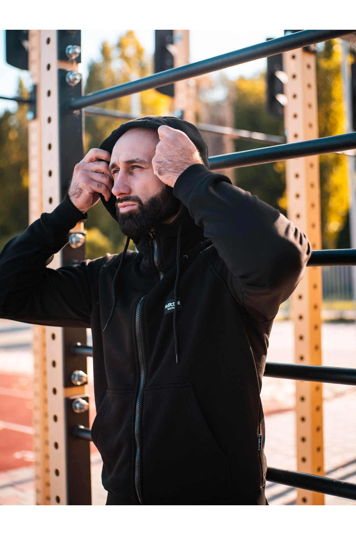 Зіпер Custom Wear без начосу чорний