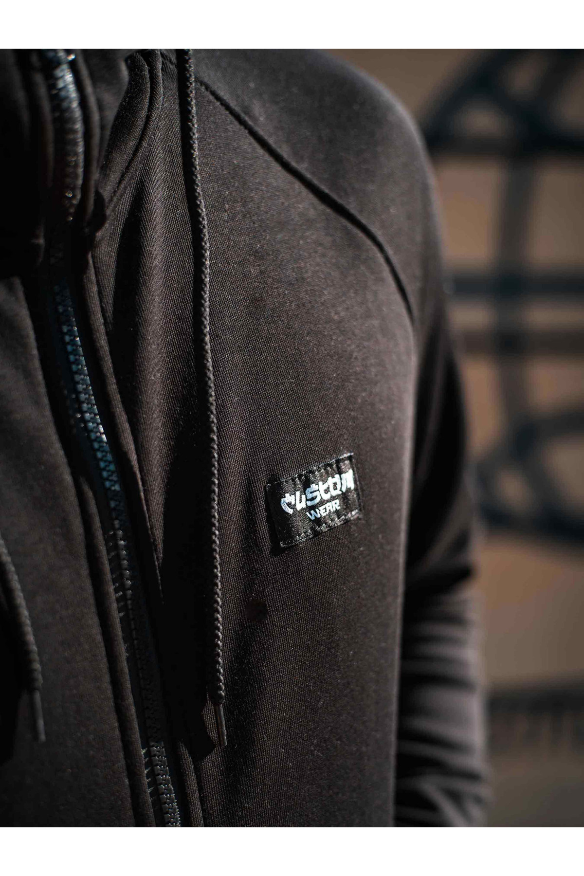 Зіпер Custom Wear без начосу чорний