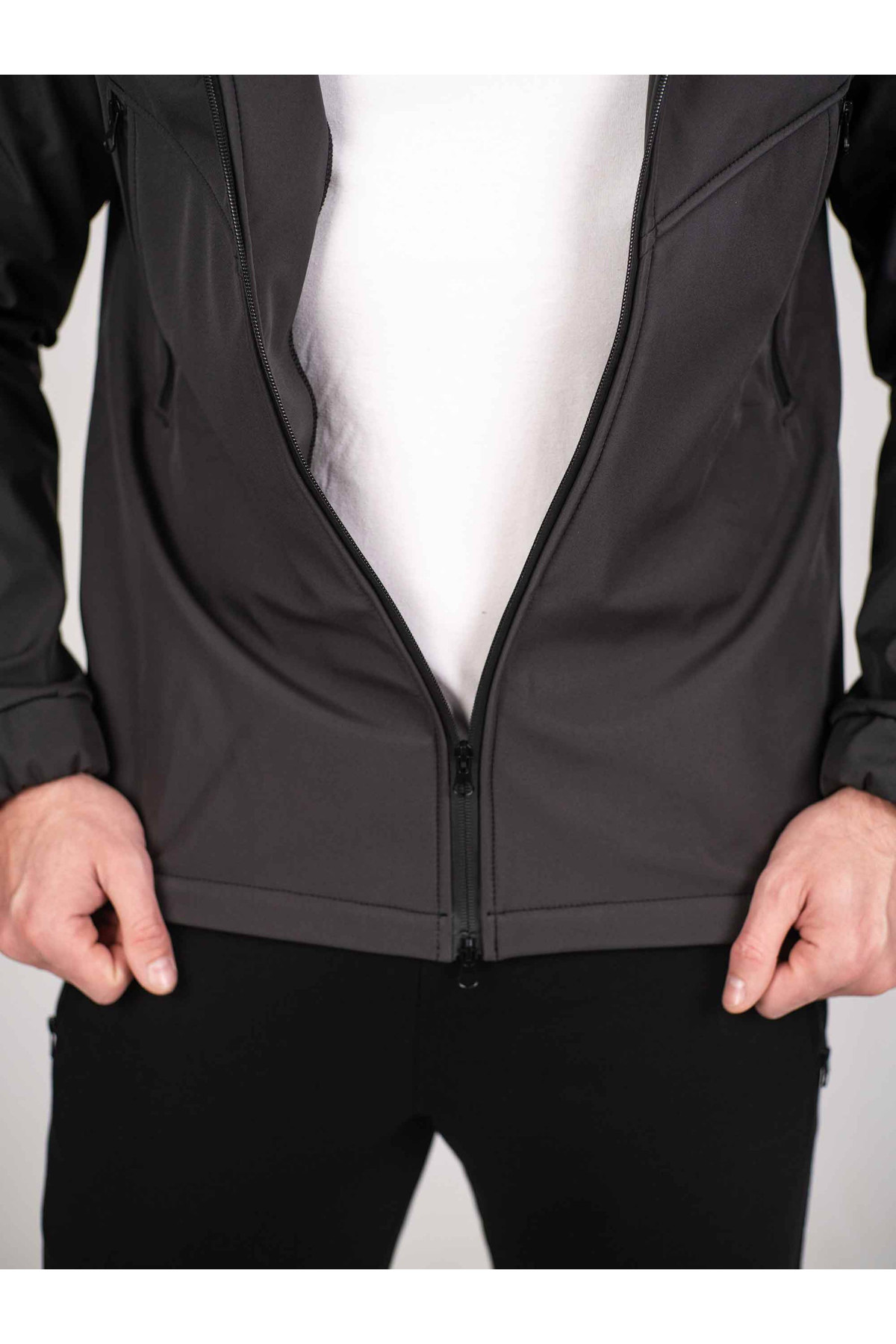 Куртка чоловіча Protection oft hell Dark графіт Custom Wear