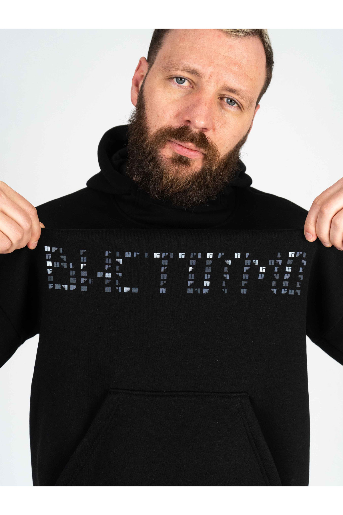 Худі утеплене Custom Wear ВИСТОЇМО чорне