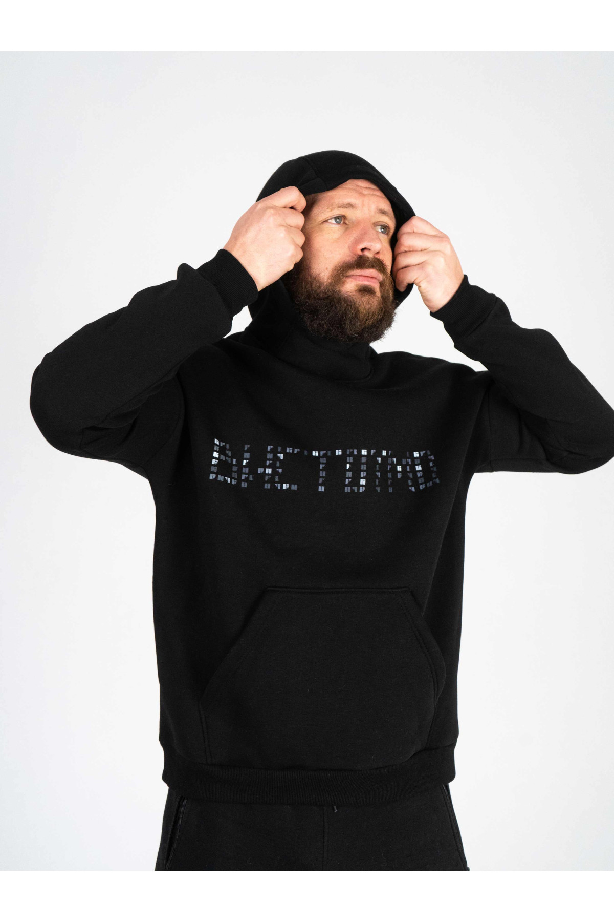 Худі утеплене Custom Wear ВИСТОЇМО чорне