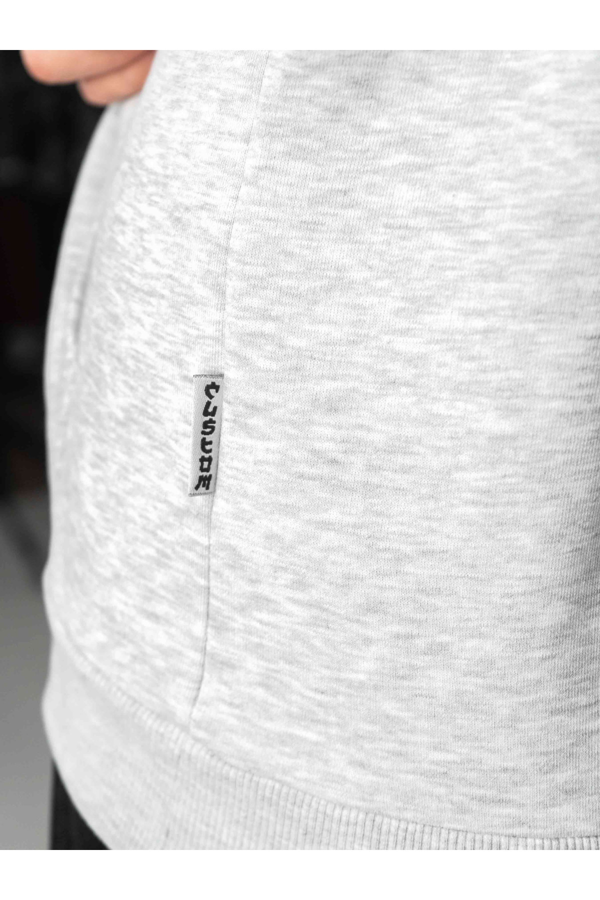 Худі утеплене Custom Wear Дух сіре