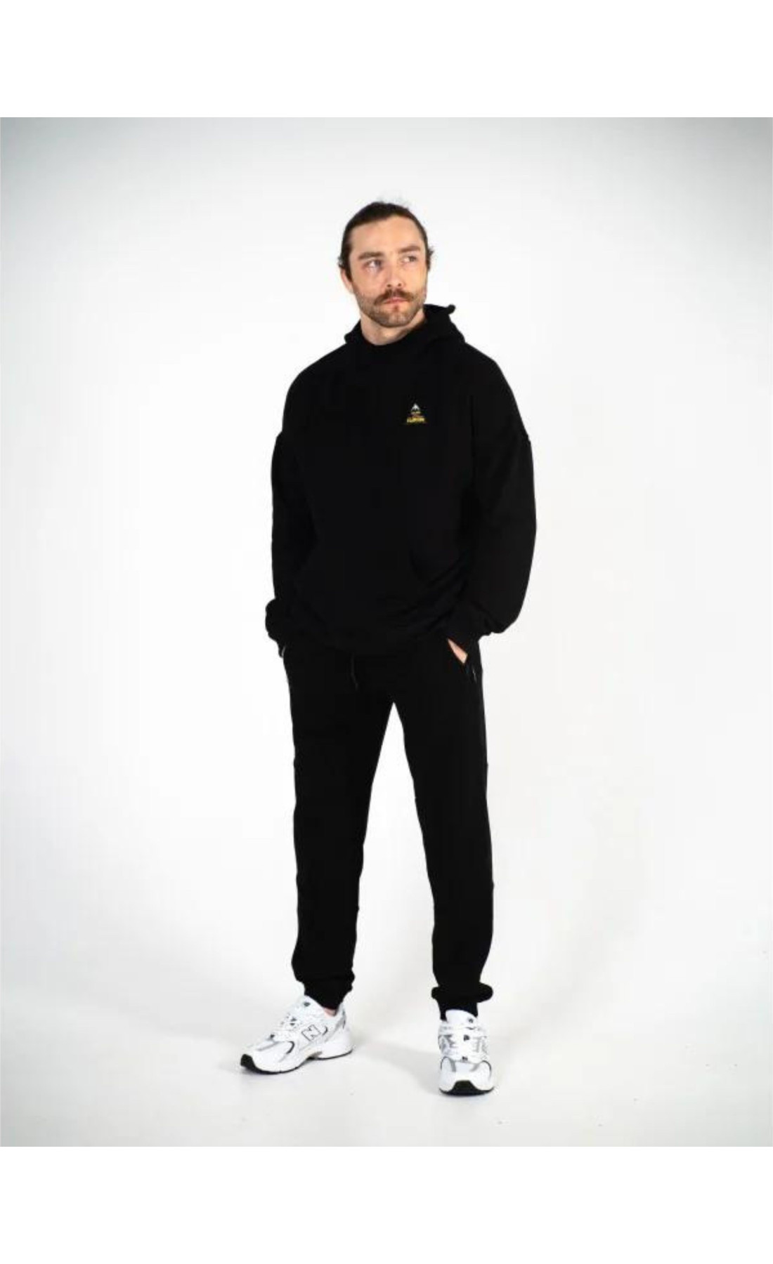 Худі оверсайз Custom Wear без начосу Yakyza Dog чорне