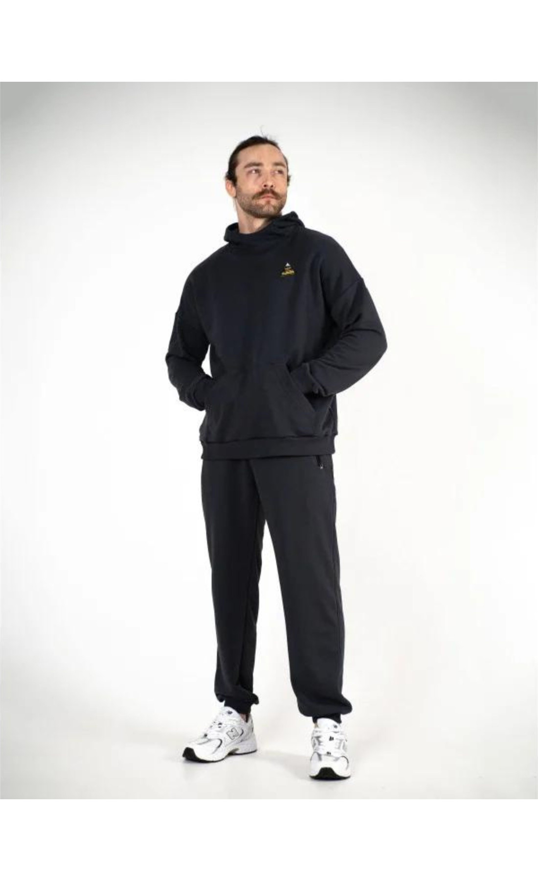 Худі оверсайз Custom Wear без начосу Samurai Cat графіт