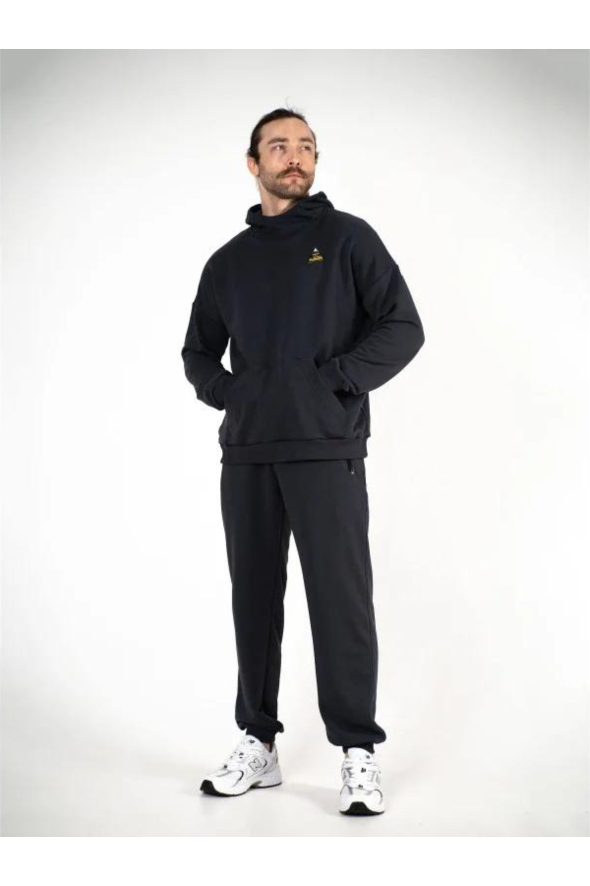 Худі оверсайз Custom Wear без начосу Samurai Cat графіт