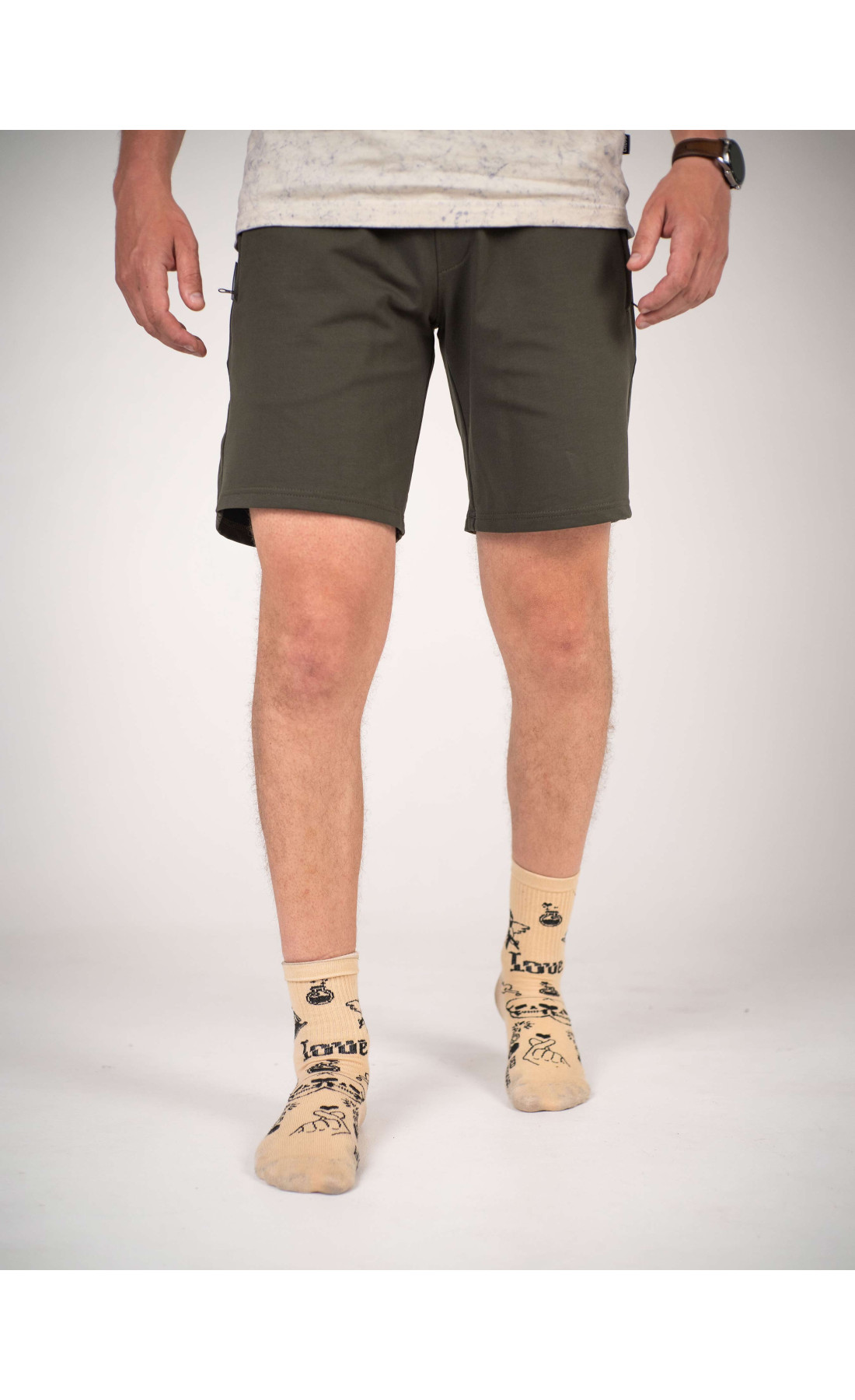 Шорти чоловічі хакі Clirik Custom Wear