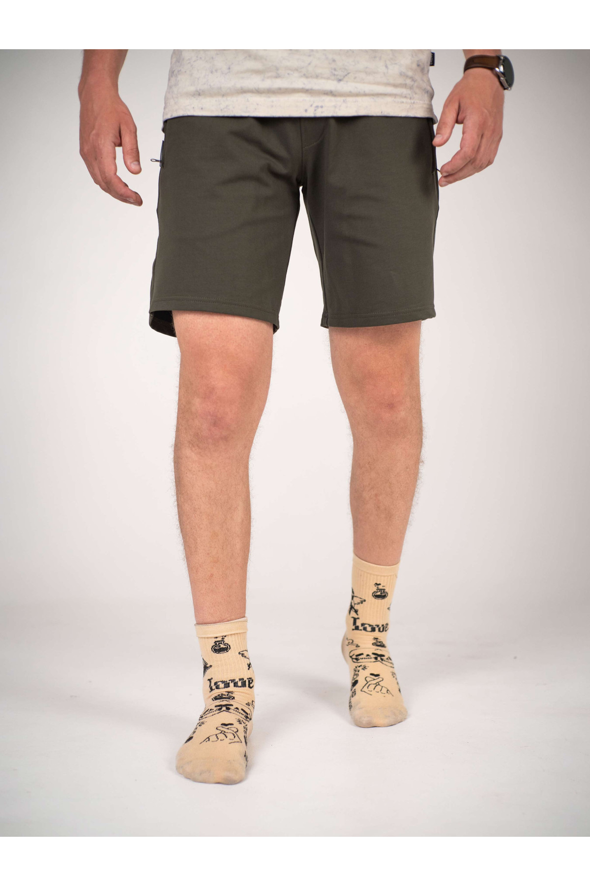 Шорти чоловічі хакі Clirik Custom Wear