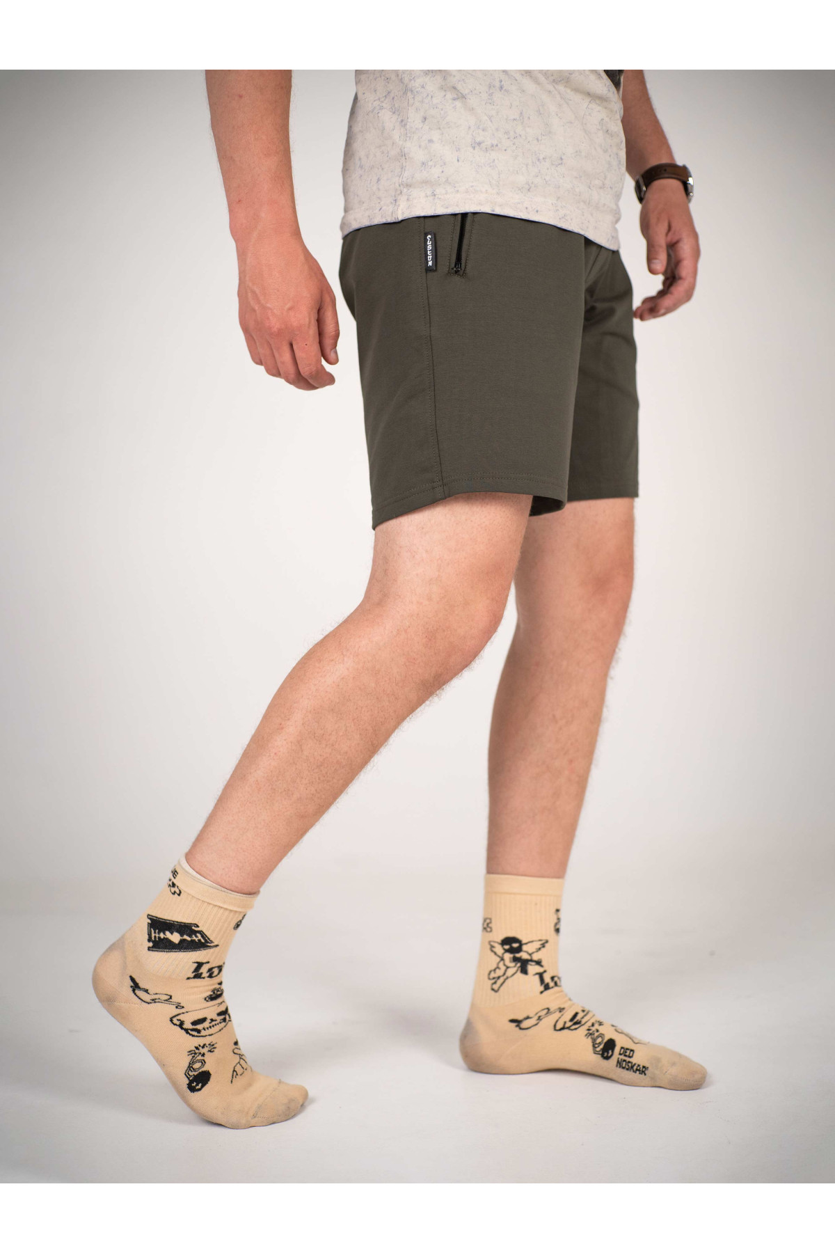 Шорти чоловічі хакі Clirik Custom Wear