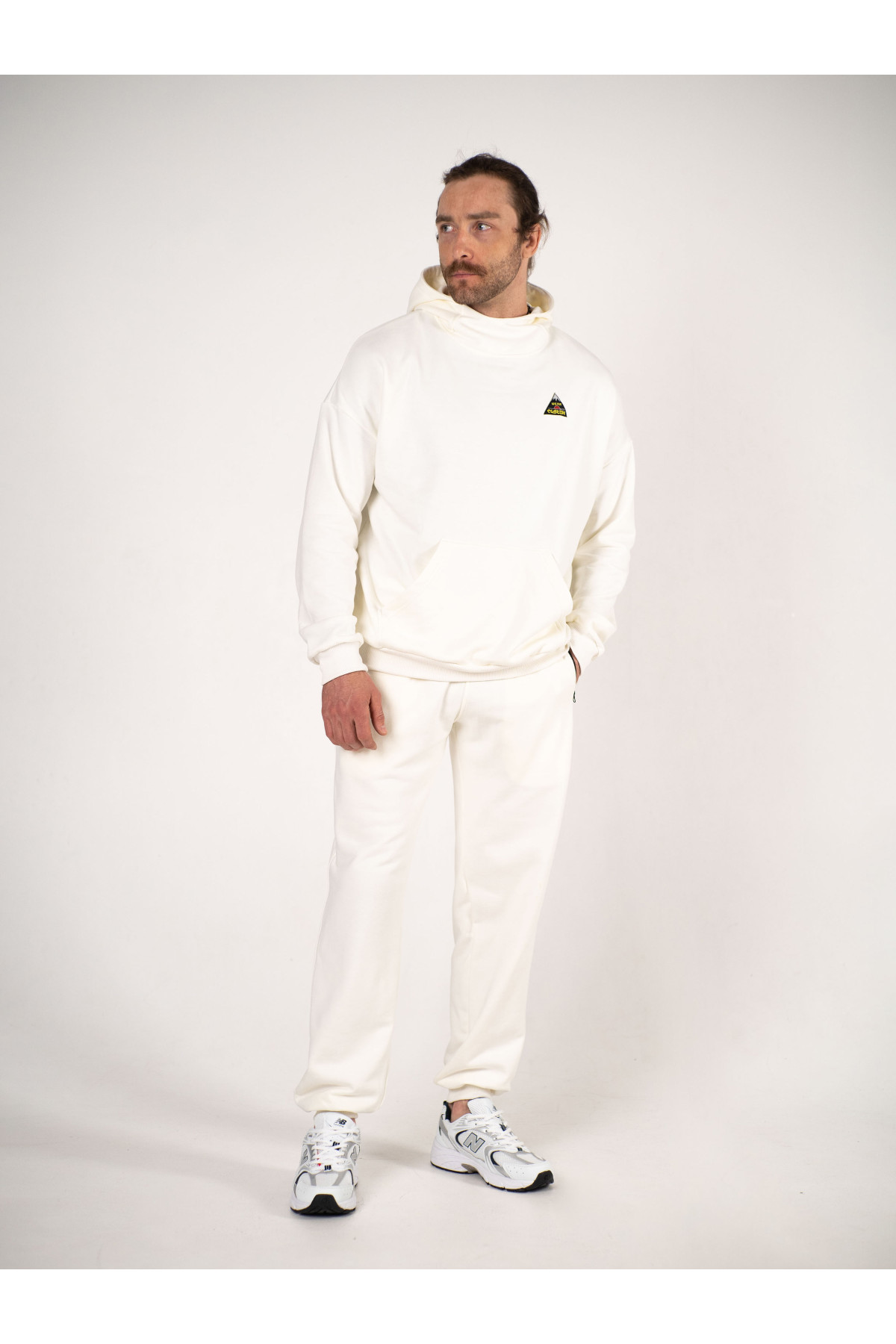 Штани спортивні оверсайз Custom Wear білі