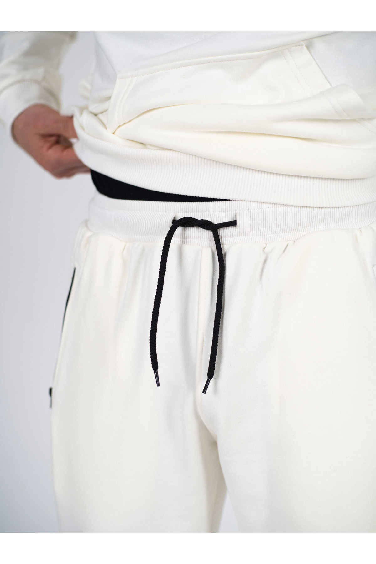 Штани спортивні оверсайз Custom Wear білі