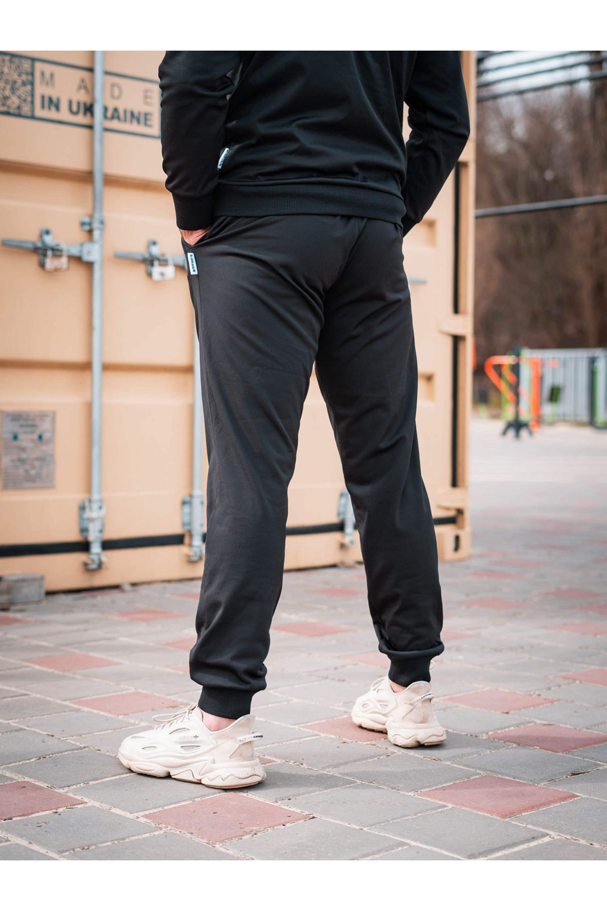 Штани  Custom Wear  тонкий фліс Classic Black