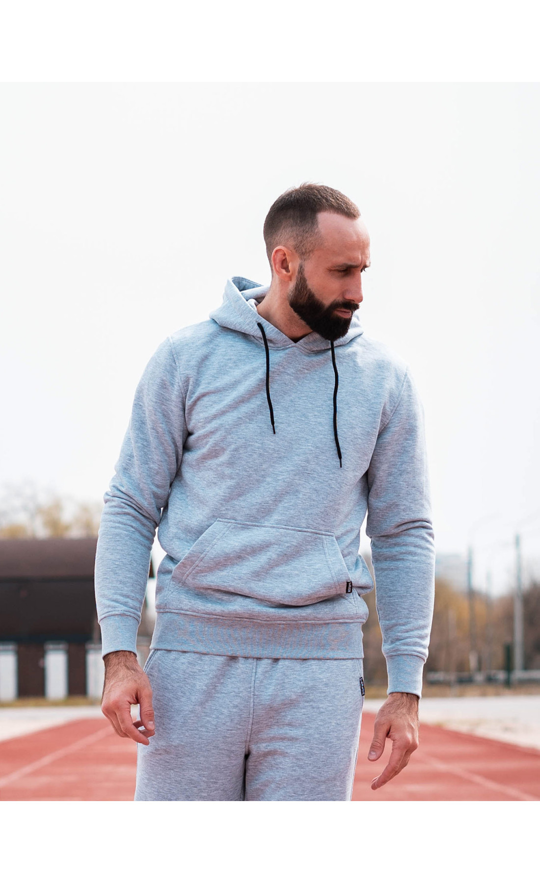 Худі оверсайз Custom Wear без начосу меланж