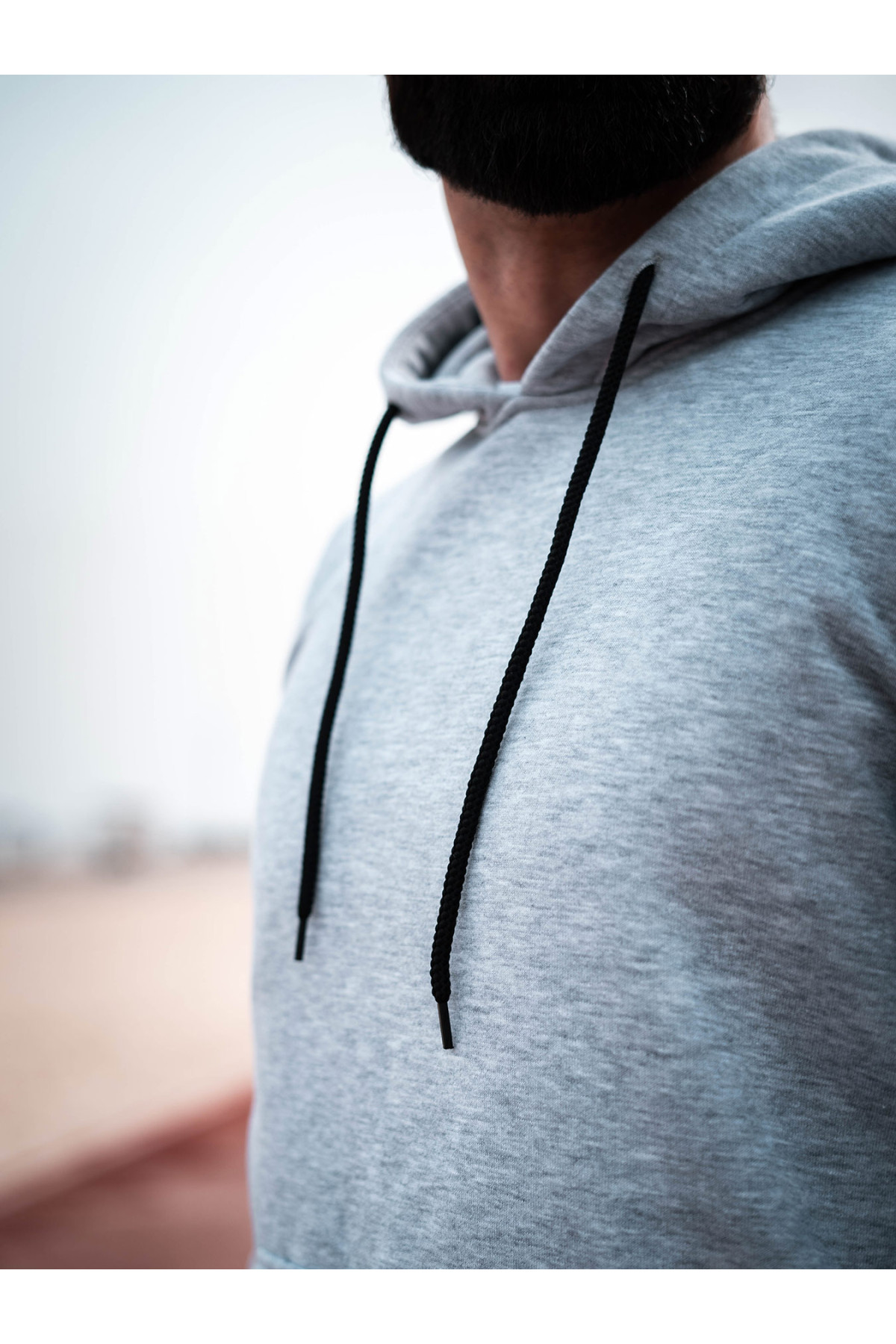 Худі оверсайз Custom Wear без начосу меланж