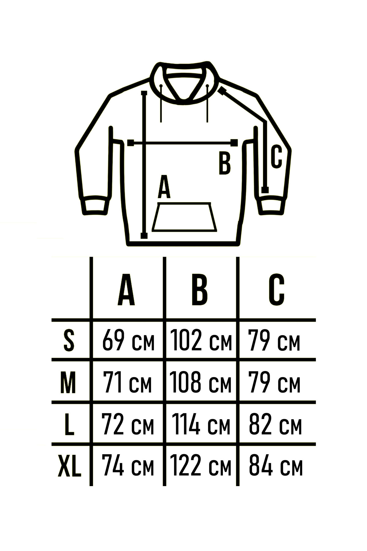Худі оверсайз Custom Wear без начосу сіре