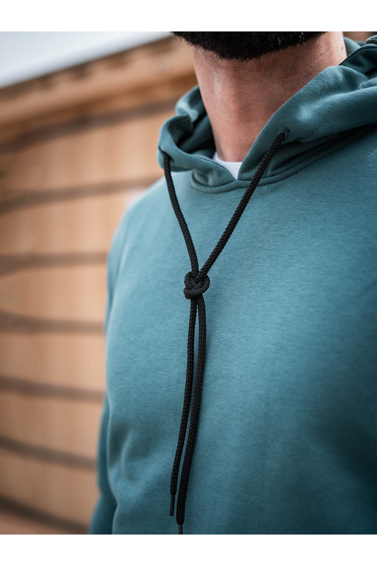 Худі оверсайз Custom Wear без начосу аквамарин