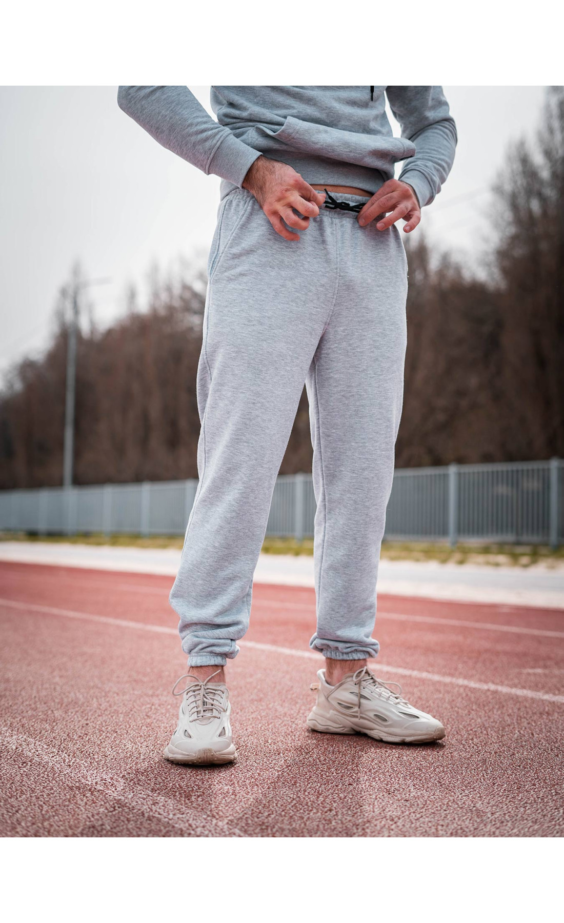 Штани спортивні оверсайз Custom Wear меланж