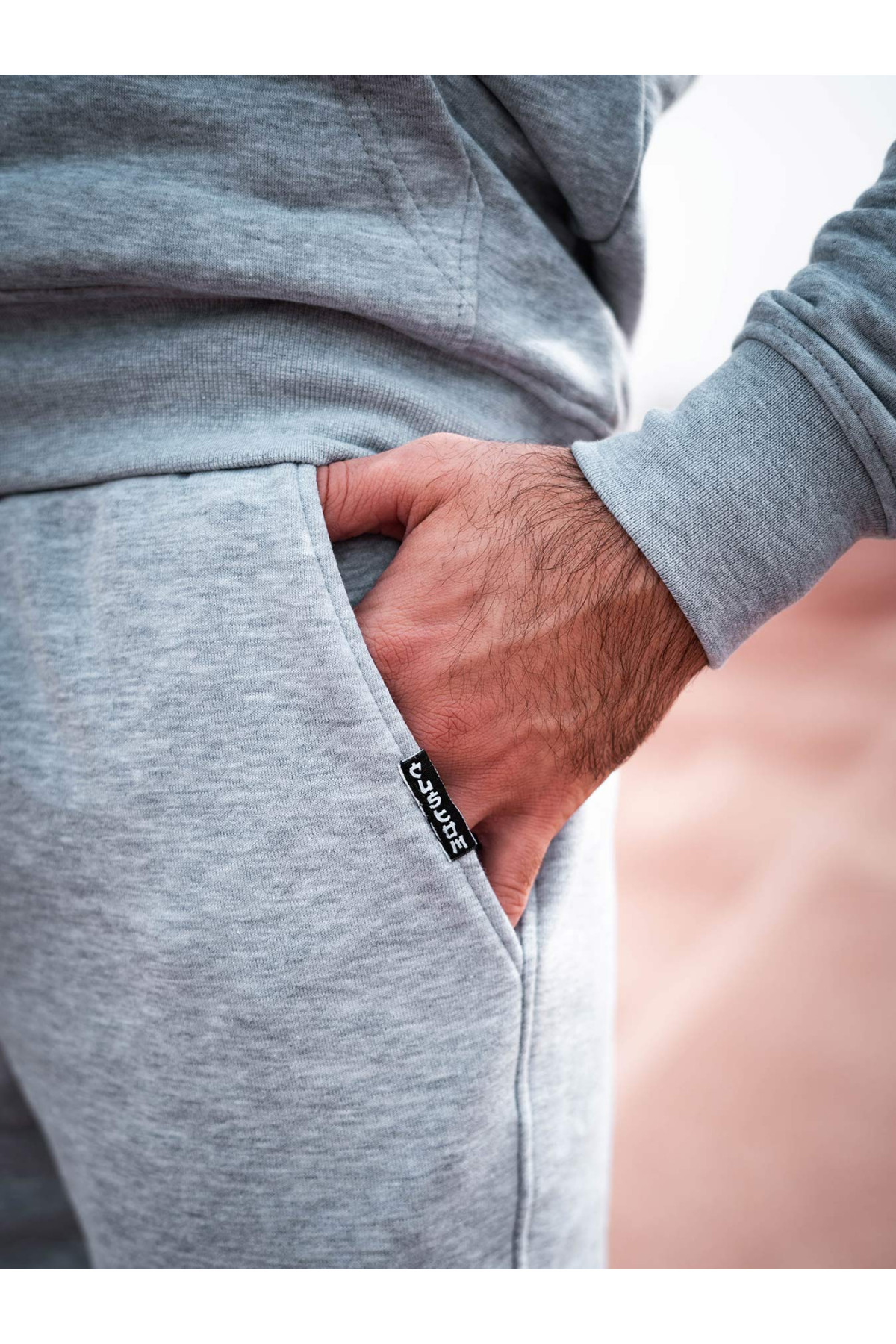 Штани спортивні оверсайз Custom Wear меланж