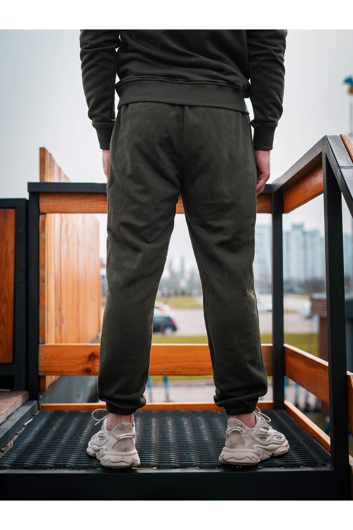 Штани спортивні оверсайз Custom Wear хакі