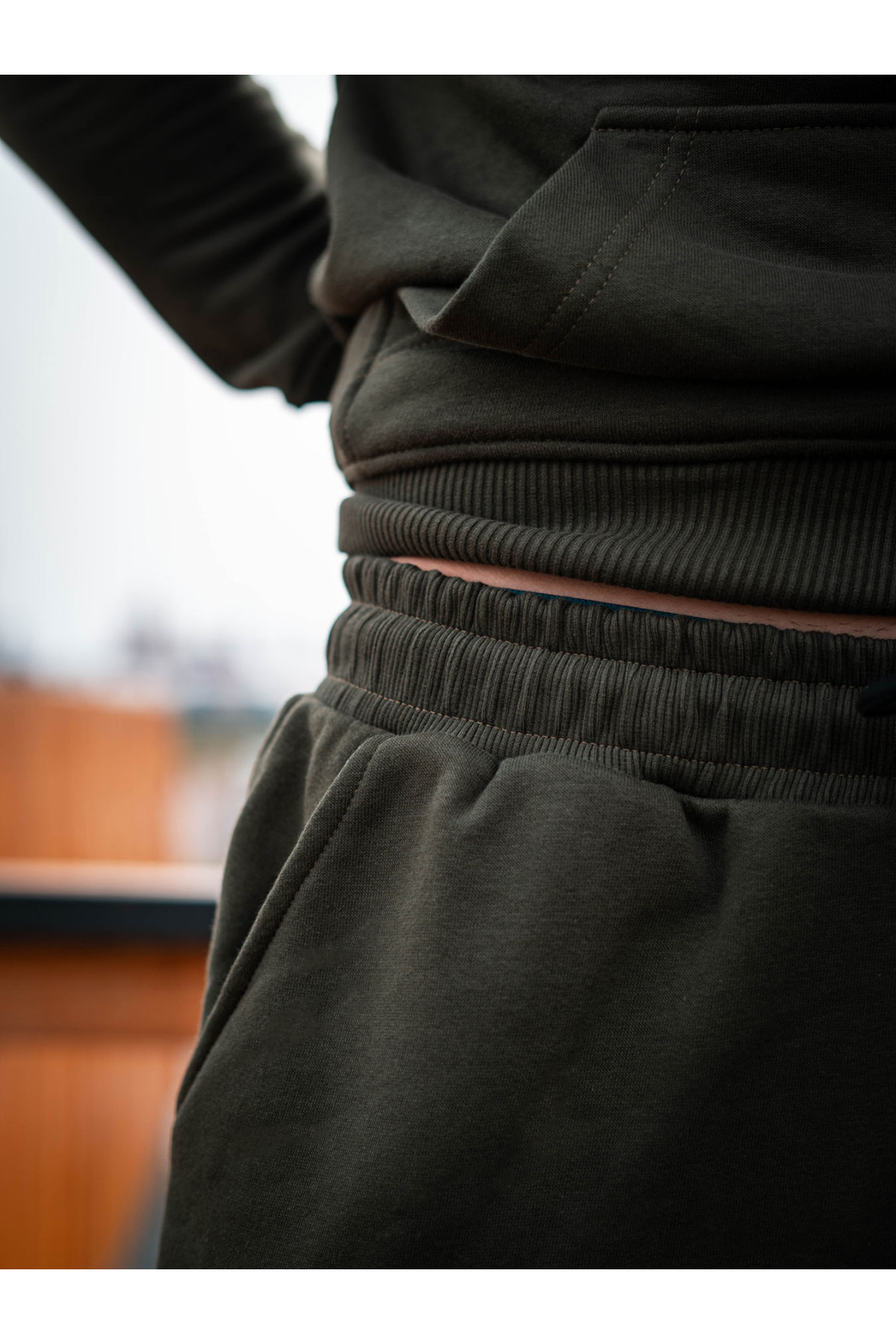 Штани спортивні оверсайз Custom Wear хакі