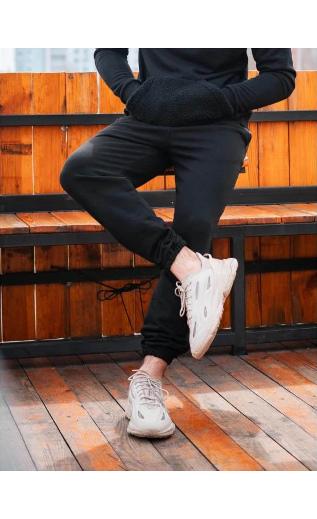 Штани спортивні оверсайз Custom Wear black