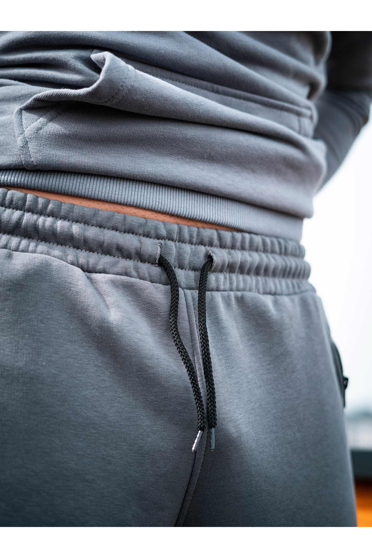 Штани спортивні оверсайз Custom Wear темно-сірі
