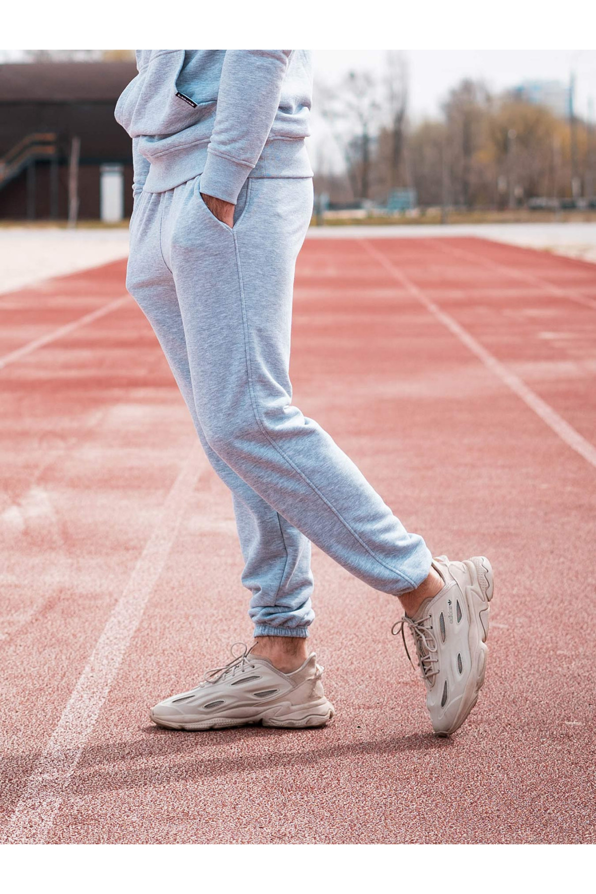 Штани спортивні оверсайз Custom Wear меланж