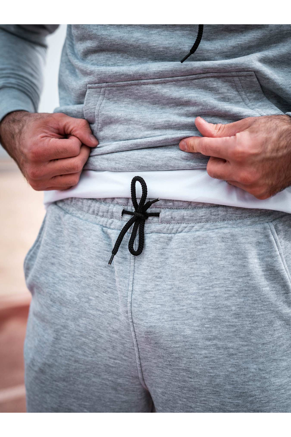 Штани спортивні оверсайз Custom Wear меланж