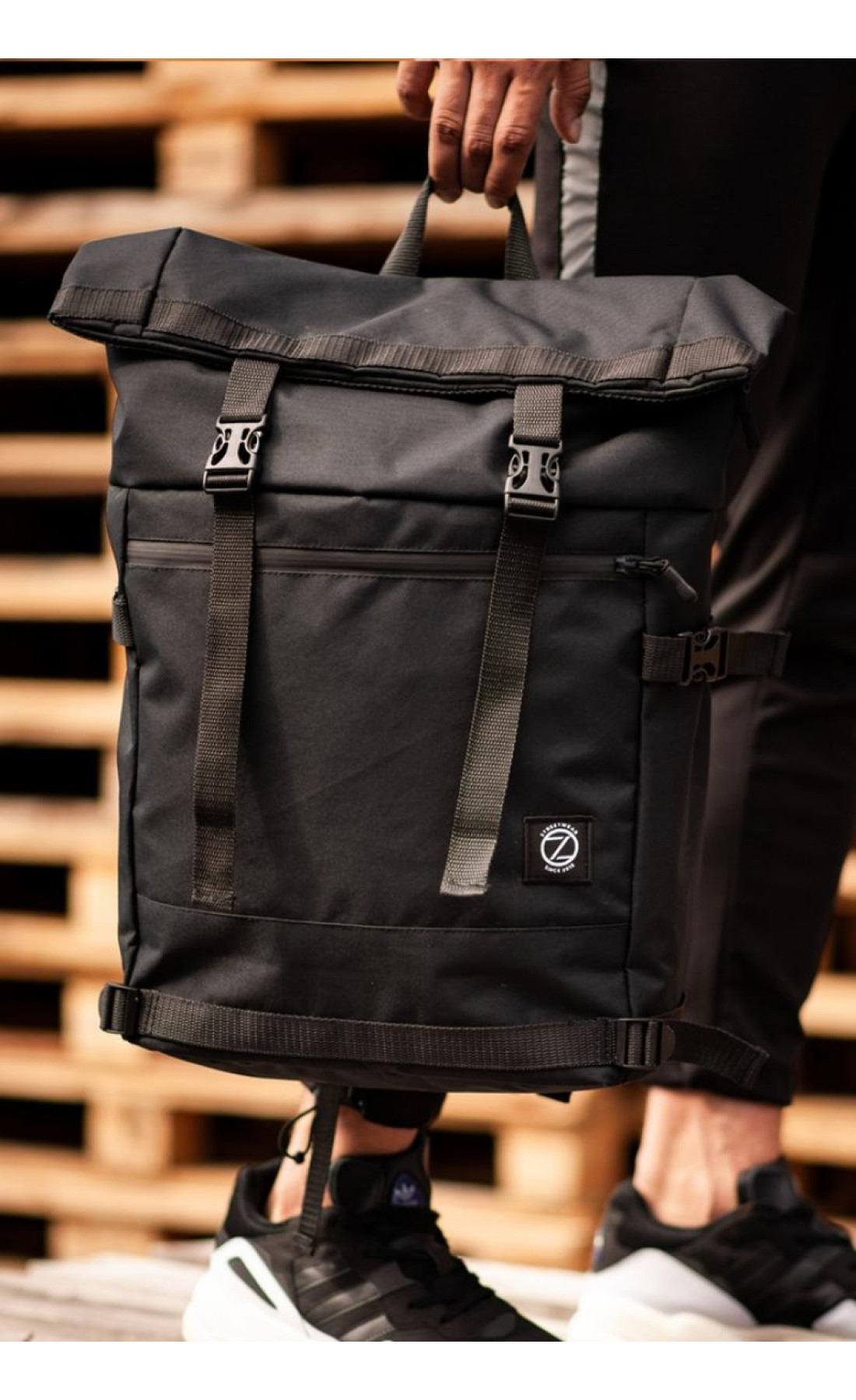 Рюкзак Rolltop BEZET Black'19