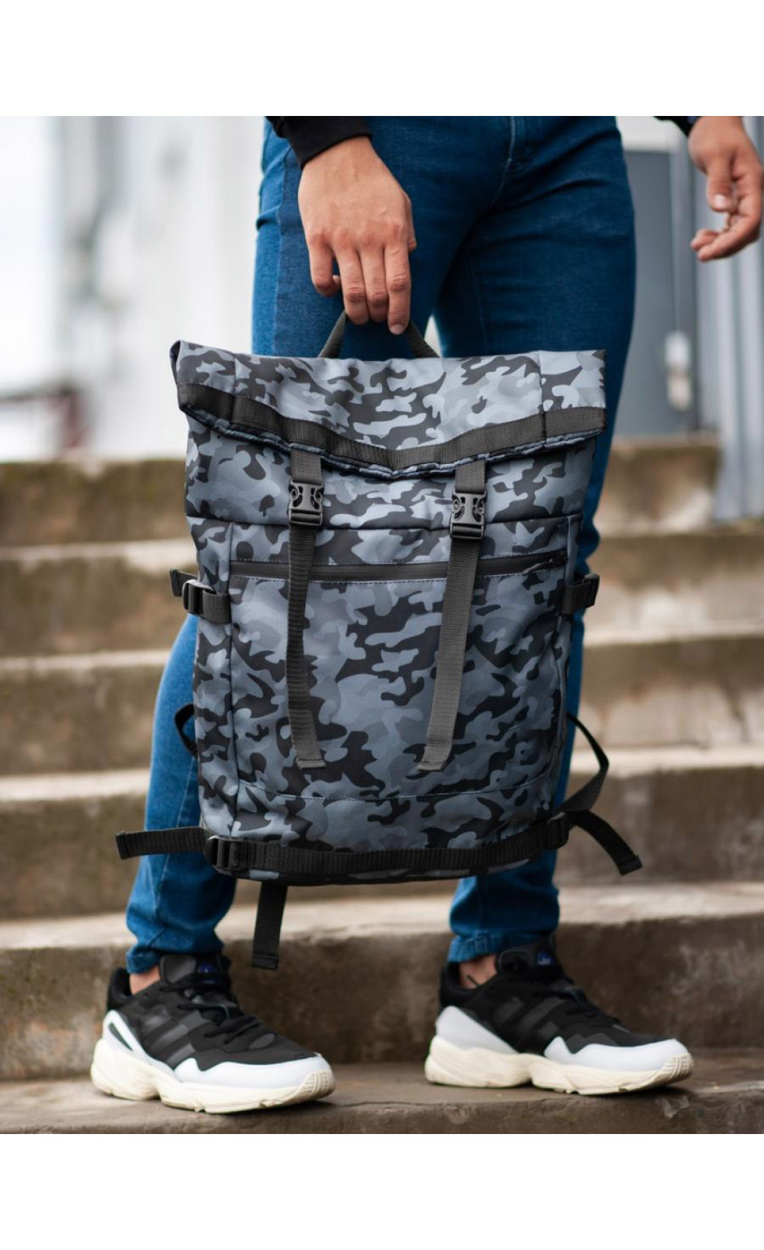 Рюкзак Rolltop BEZET Grey camo'19