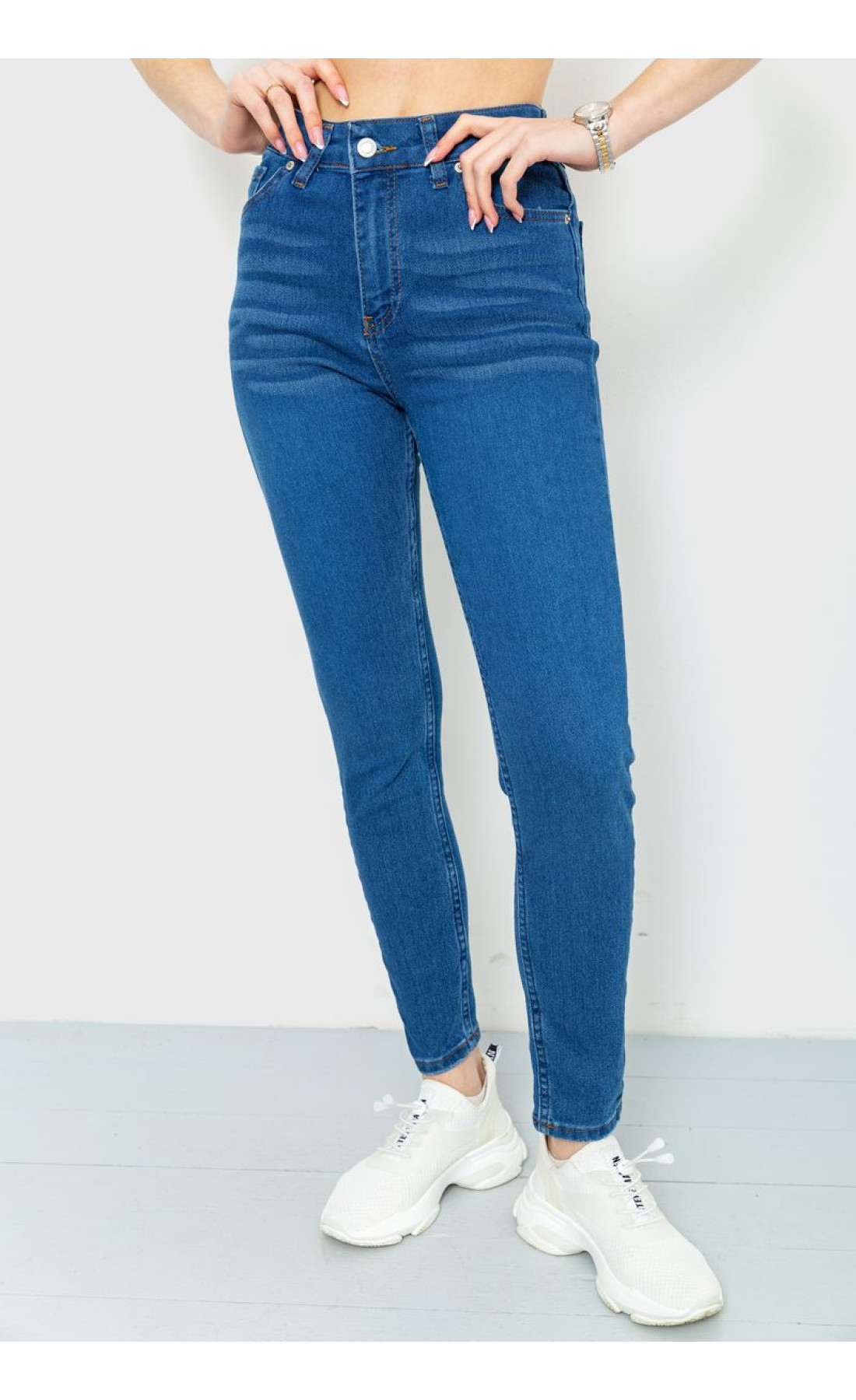 Джинси жіночі Skinny, колір синій, 164R3500