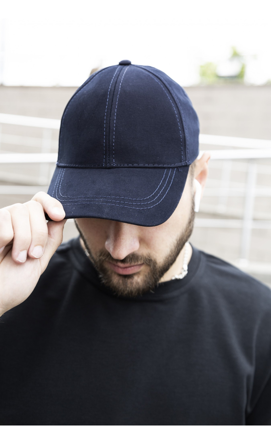 Кепки / Панами Кепка базова "MyCap" Intruder синя