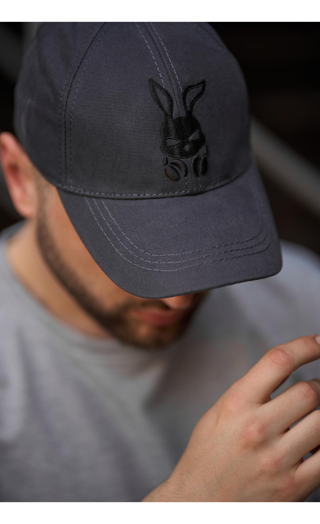 Кепка чоловіча Intruder Bunny сіра