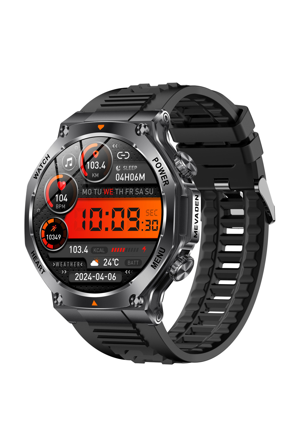 Смарт годинник  Smart Mevaden Ultra Rubber, 2 ремінці