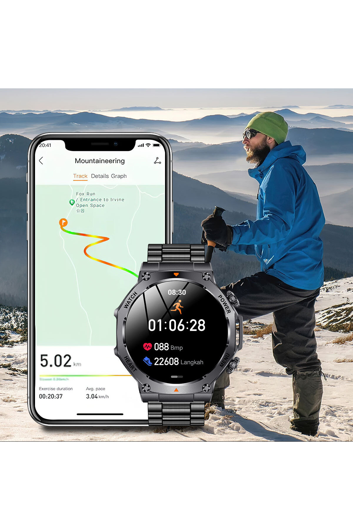 Смарт годинник  Smart Mevaden Ultra Rubber, 2 ремінці