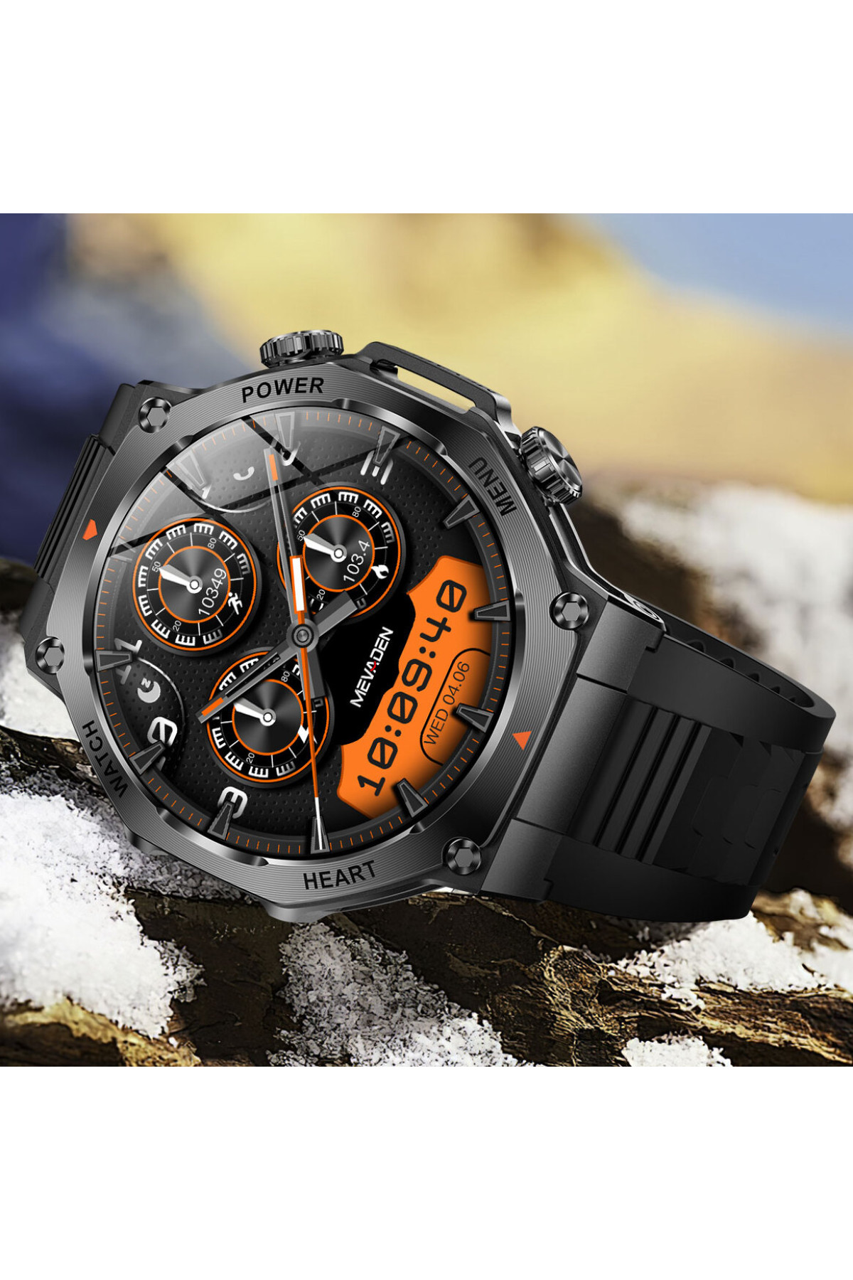 Смарт годинник  Smart Mevaden Ultra Rubber, 2 ремінці